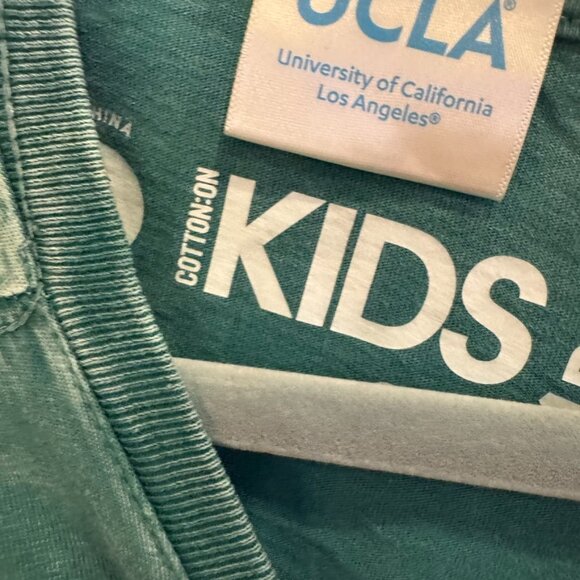 Cotton On Kids x UCLA Washed Green Crop Tee – Size 6 - Picture 3 of 5